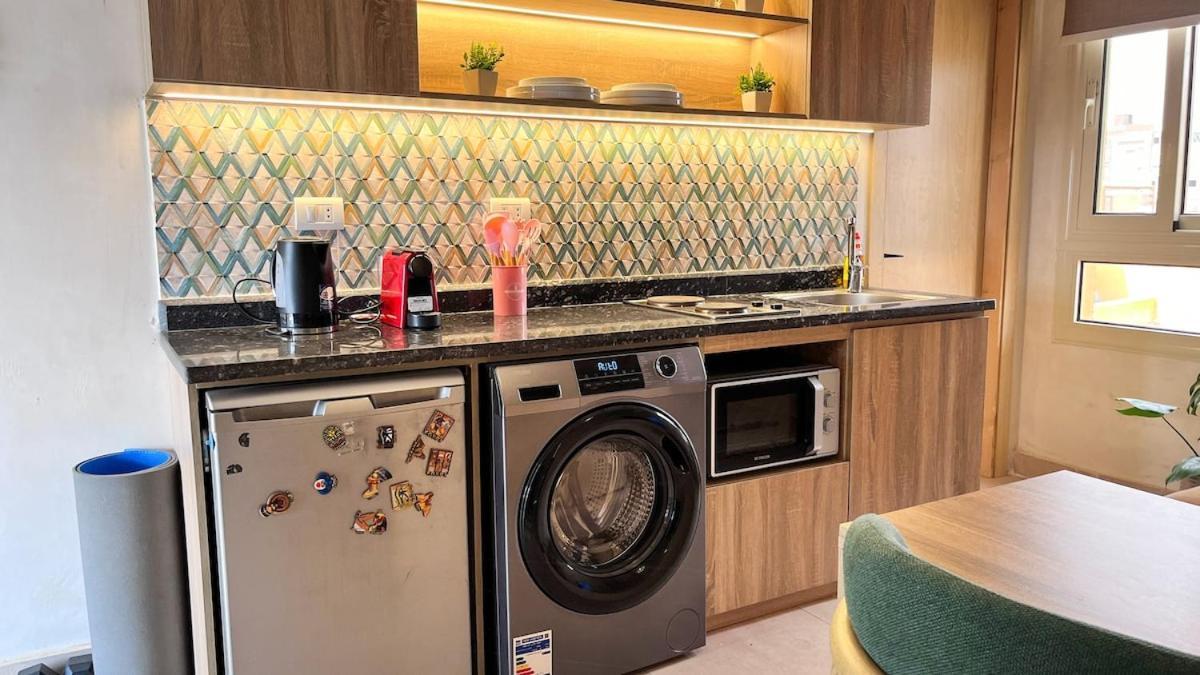 Boho Getaway With Pyramids View & Jacuzzi Apartman Gíza Kültér fotó